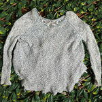 Free People  Pullover Knit Crochet Boho Sweater Size S Photo 0