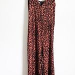 American Eagle  Outfitters Leopard Animal Print Cropped Jumpsuit XS Photo 5