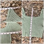 Princess Polly Green Ribbed Off-Shoulder Crop Top XS/S Boho Coastal Preppy Photo 5