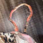 Venus Orange and Beige Patterned Dress Photo 4