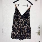 Free People  SEXY LOVE BLACK FLORAL LACE MINI DRESS - SZ 2 Photo 4