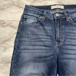 KanCan Distressed Skinny Cropped Ankle Jeans Blue Size 26 Photo 3