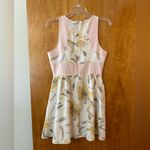 PJK Patterson Floral Dress Lined Sleeveless Mini Cottagecore Silk Feminine Small Pink Photo 9
