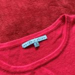 Antonio Melani Cashmere Sweater Pink Colorblock Tan Stripes Size M Photo 2