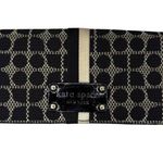 Kate Spade NWOT Signature Noel Zip Around Wallet Purple Liner Photo 0