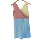 Lands' End  NWOT bathing suit dress yellow blue red lined size 14 Photo 1