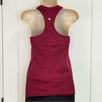 Lululemon  Swiftly Tech Racerback Tank Top Black True Red Size 6 Athleisure Photo 5