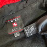 Swiss alps puffy red black jacket Size M Photo 2
