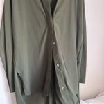Aday Something Borrowed Long Sleeve Blouse Shirt Top Moss Green Size L Photo 6