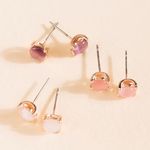 Francesca's 3 Stud Earrings Set Photo 3