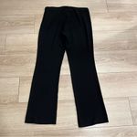 Maje  Black Straight Wide Leg Bootcut Acetate Professional Dress Pants Size 40/L Photo 6