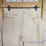 J.Crew NEW High-rise full-length '90s classic straight-fit jean in ecru, 27 Photo 4