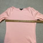 Lauren Ralph Lauren Pink Knit Top Bell Sleeve Boat Neck Long Sleeve Size L Photo 4