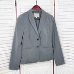 Banana Republic  Pinstripe Two Button Blazer Jacket Grey Size 6 Photo 8