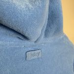 Juicy Couture SALE! Baby Blue  Cropped Terry Hoodie Size S EUC Photo 4