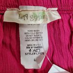 La Gypsy  Women's Shorts Size Large Medium Pink Rayon Scrunch Photo 3