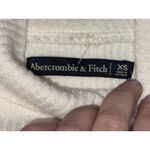 Abercrombie & Fitch  White Ribbed Knit Long Sleeve Turtleneck Sweater Top Size XS Photo 3