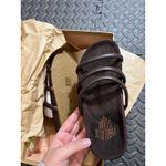 NWT Charlotte Stone Dolly Sandals Chocolate Brown Cosmos Boho Womens Size 5‎ Photo 4