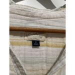 Universal Threads Womens Universal Thread Button Down Striped Size Medium Beach Vacation Coastal Photo 3