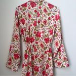 Something Navy  Red Poppy Gina Floral Coverup Size xxs Photo 9
