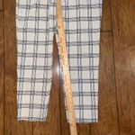 Cato Black and Cream plaid Cropped Pants stretchy trousers NWT size 14 Photo 2