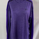 Under Armour New Graphic Print Loose Fit Hoodie Tech Twist Purple Size Medium Photo 1