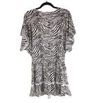 Coco reef  Adorn Animal-Print Swim Cover-Up Dress Brown White Size XL Photo 3