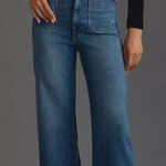 Anthropologie  Maeve The Colette high rise cropped Jeans size 24P Photo 0