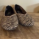 Skechers Cleo Stretch Fit Flats Shoes Wide Fit 11 Natural/Black Stripe Memory Photo 10