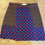 French Connection | Multi color print fun cotton skirt. Measurements in pictures Photo 0