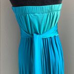 Speechless  Strapless Teal Maxi Dress Photo 11