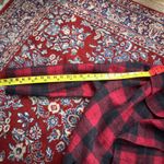 Ralph Lauren Lauren  Wool Cardigan Sweater Wrap Red Plaid Boho Country Photo 4