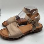 Miz Mooz  ankle buckle sandals leather ankle taupe size 37 US 6-6.5 Photo 3
