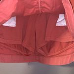 Lee  Rust Red Regular Fit Mid Rise Mesh Short Lined Skort Photo 3