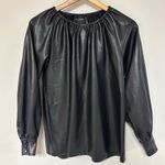 Dolce Cabo Faux Leather Top Black Size undefined Photo 3