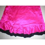 Juicy Couture New $398 Dress Silk Hot Pink Womens 0 Navy Blue Keyhole Hammered Photo 2