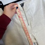 Pretty Little Thing Shape Cream Faux Leather Wide Leg Pants Size 14 Photo 4