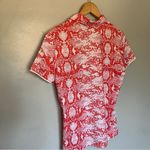 Nivo Athletic Athleisure golf woman medium , Polo Shirt Top Orange White Photo 4