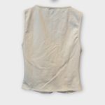 Reformation Tefi Twist Cutout Stretch Organic Cotton Tank Size Small Photo 1