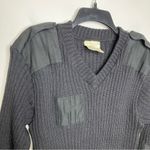 Brigade quarter masters the wooly pully sweater 100% wool made in England black Photo 1