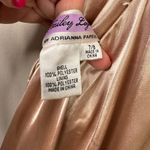 Adrianna Papell Vintage NWT  Champagne Black Asymmetrical Neckline Gown Dress Photo 9