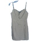 J.ING Emmie Gingham Mini Dress Black & White NWT Size Small Photo 1
