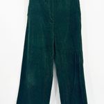 & Other Stories & Other Stories Womens Holiday Party Corduroy Wide Leg Pants Size 4 Forest Green Photo 2
