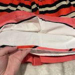 Anthropologie Anthro We Love Vera Licorice Lanes Red Rouge Motif A-Line Striped Skirt Size 10 Photo 2