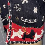 Designers Originals Studio Joy Christmas Sweater Vest Large Scottie Black Photo 9