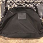 Coach Vintage  Black Jacquard Signature C Top Zipper Hobo Shoulder Bag w Buckle Photo 8