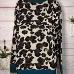 New | Women’s 1x/2x Oddy Boutique Leopard Print Sweater Brown Photo 8
