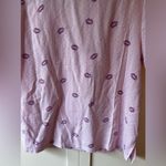 Splendid  Women’s NWOT Pink Kiss Pajamas Top Size‎ XS Photo 9