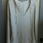 Chance or Fate  knit hoodie with lace cutout sides Photo 0