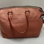 American Leather Co. Carrie Dome Satchel Desert Rose Color Preowned Purse Photo 8
